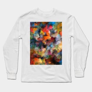 Colorful Brushstrokes Long Sleeve T-Shirt